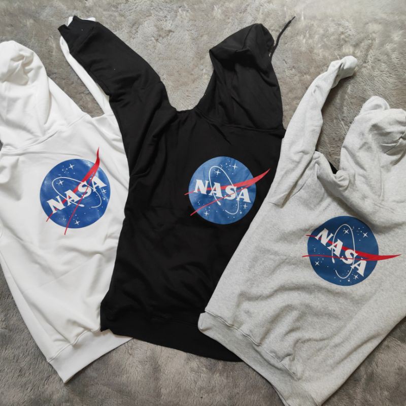 Sweater Hoodie H&amp;M Nasa Logo Basic Fulltag &amp; Lebel