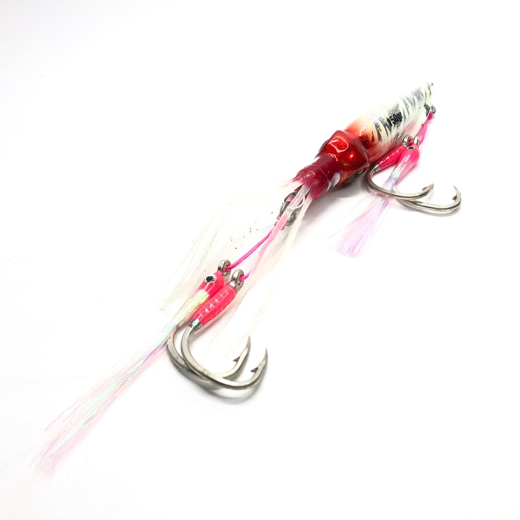 Umpan Lure Metal Jig Cumi 150gr GID The Angler Series + 2 Assist Double Hook GID 3/0