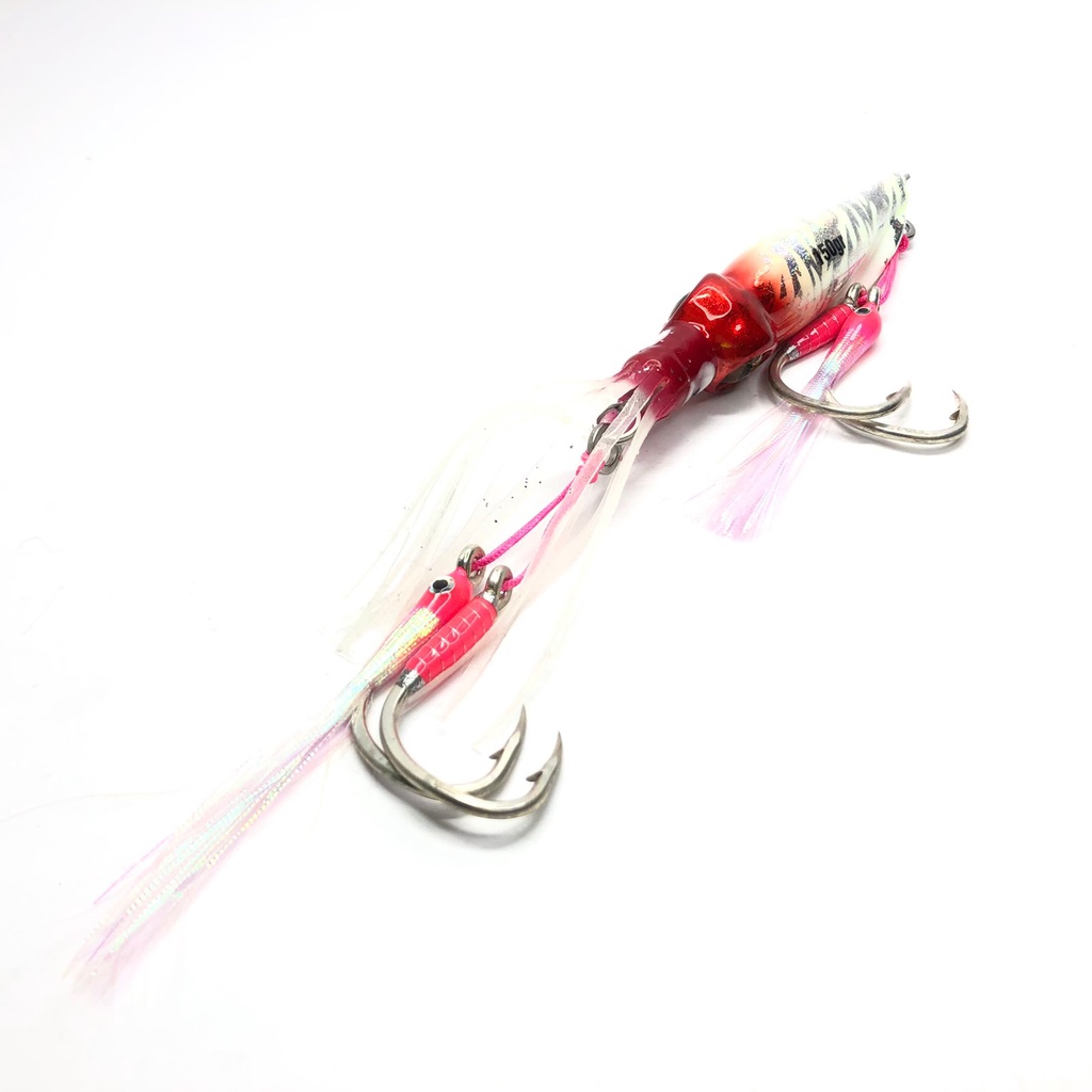 Umpan Lure Metal Jig Cumi 150gr GID The Angler Series + 2 Assist Double Hook GID 3/0