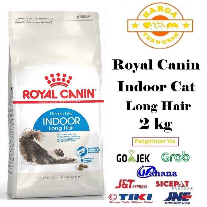 Royal Canin Indoor Cat Long Hair 2Kg - Makanan Kucing - Cat Food