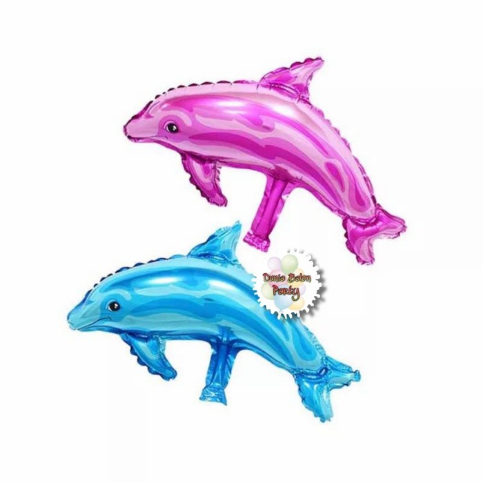 Balon Foil Lumba Lumba / Balon Foil Dolphin Mini