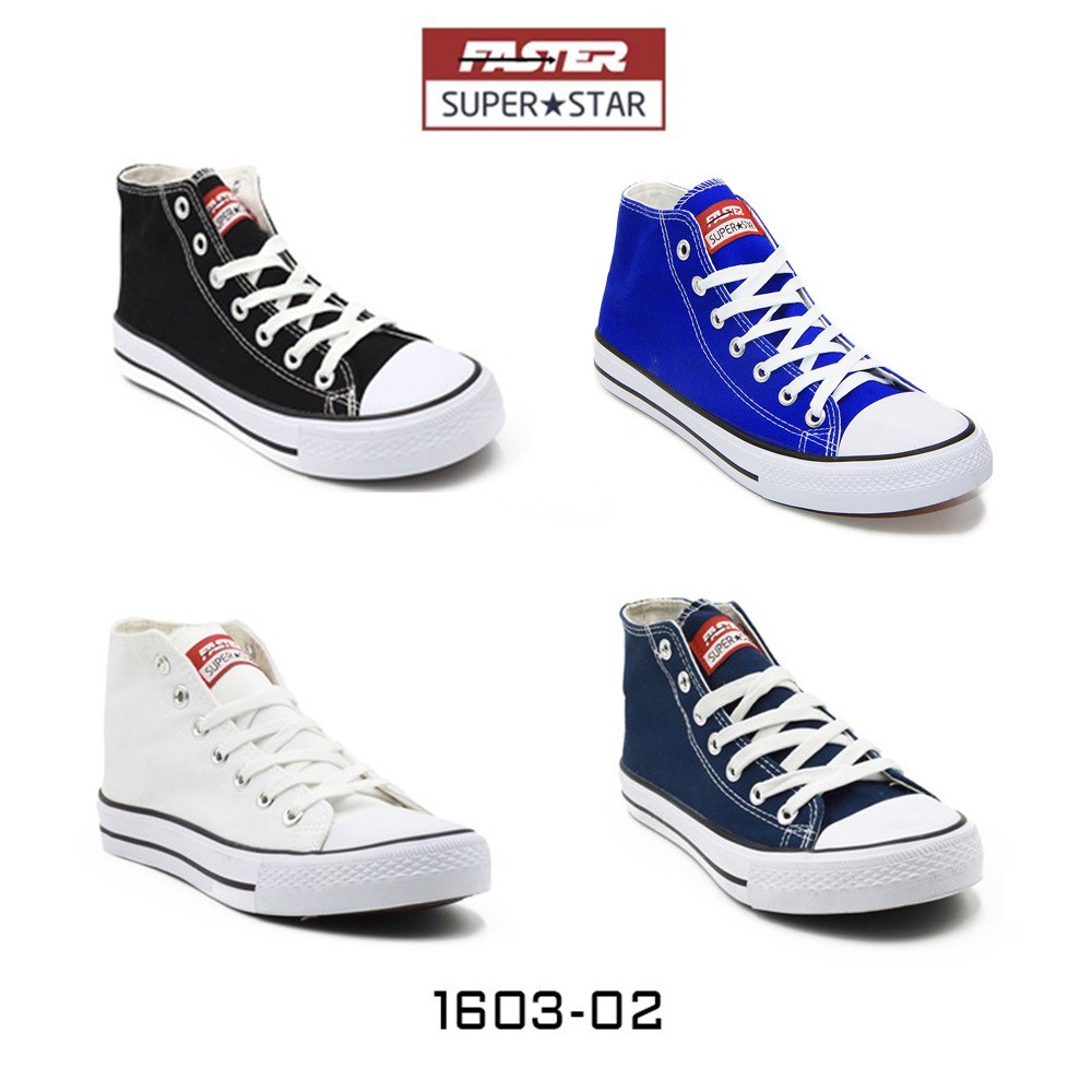 Faster Sepatu Sneakers Casual Kanvas Pria 1603-02 Size 40-45