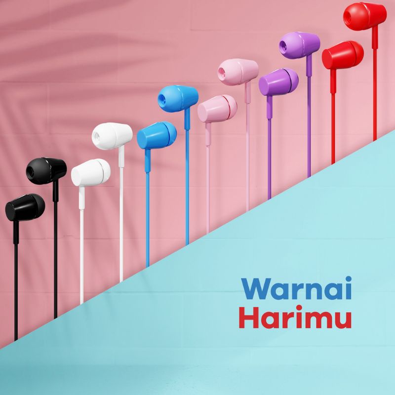 JETE HA1 &amp; HA3 Earphone Full Color