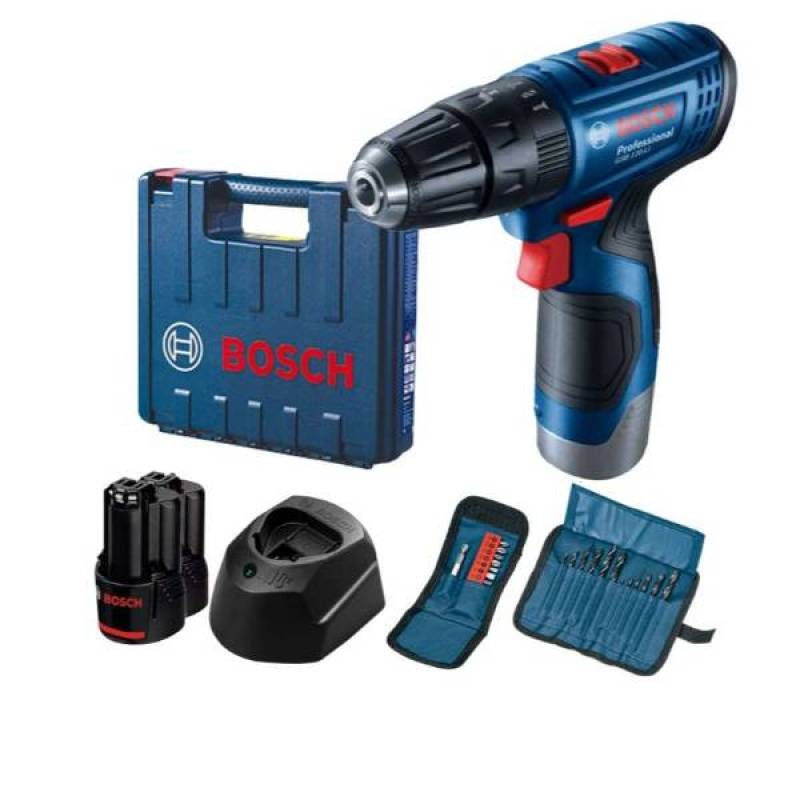 Bosch Bor Tembok Baterai GSB 120-LI GEN3 free Aksesories