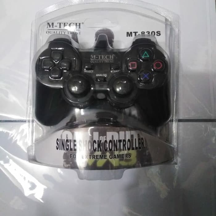 Game Pad Single Hitam Joystick M tech