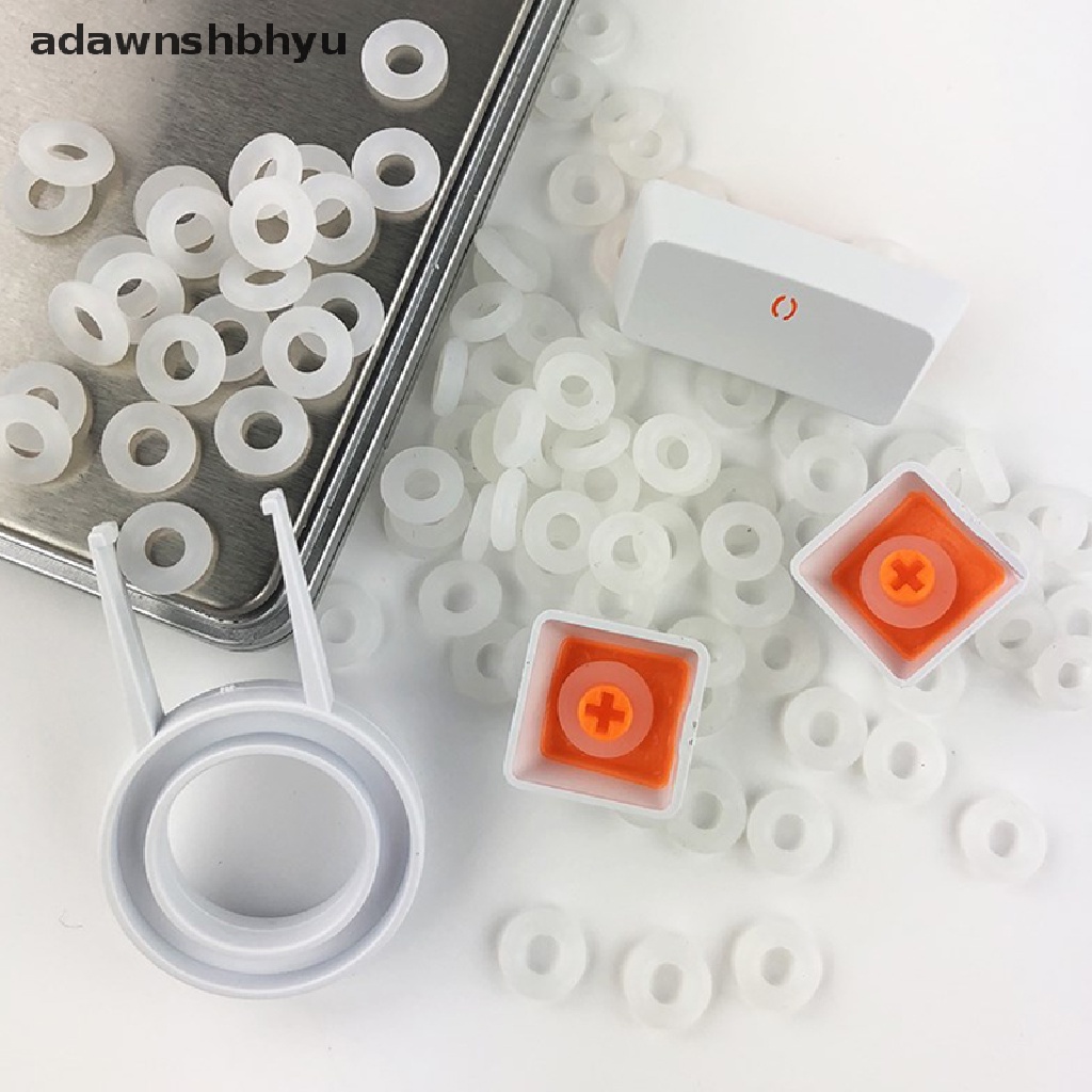 Adawnshbhyu 120pcs Keycaps O Ring Seal Peredam Suara Untuk Keyboard Merchanical MX Switch