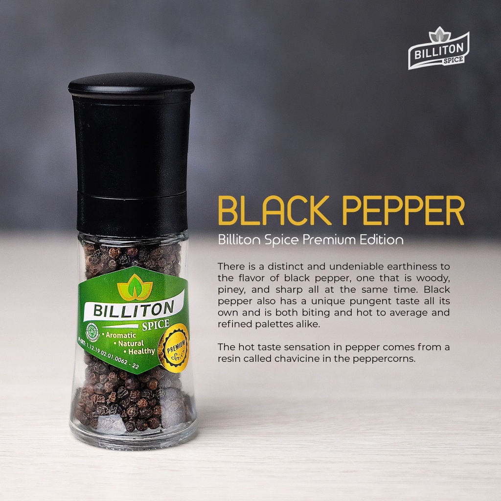 

Billiton Spice - Premium Lada Hitam Belitung