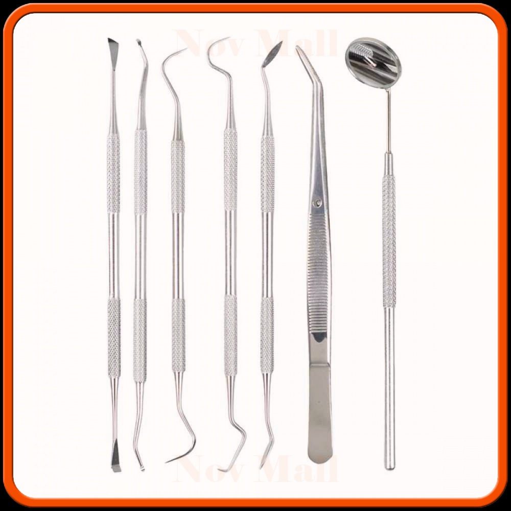 Peralatan Set Dokter Gigi Dentist Dental Tool 7 PCS -GG797