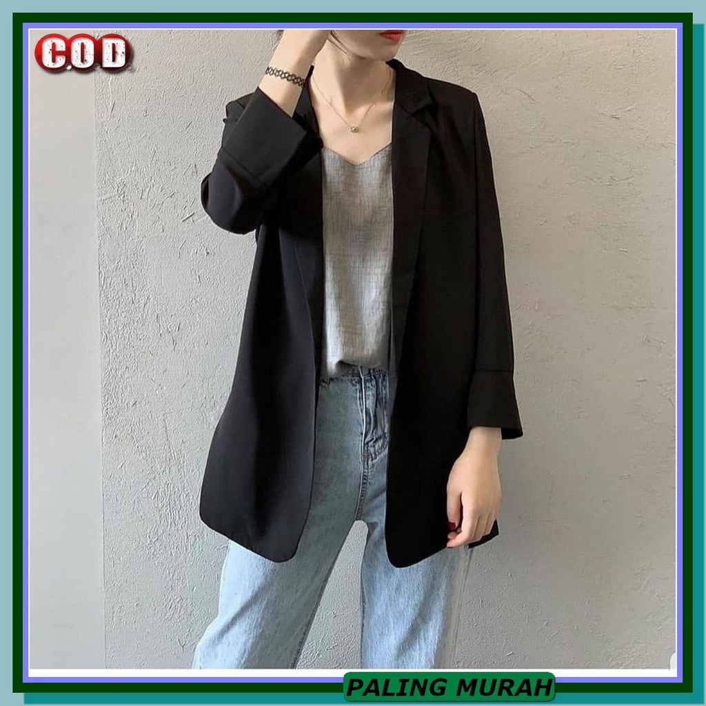 Syari Zeba Arimbi Model Baju Gamis Modern Terbaru 2021 Siz Mg785  XZ674 [ Cod ] Oversize Blazer Wan