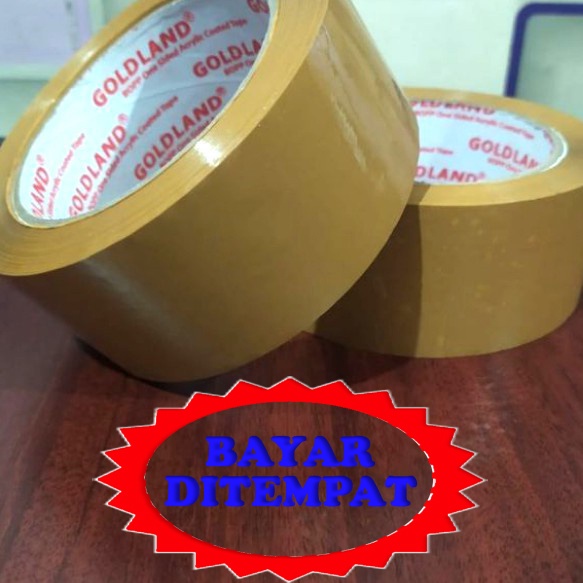 

lakban bening dan coklat isolasi lem