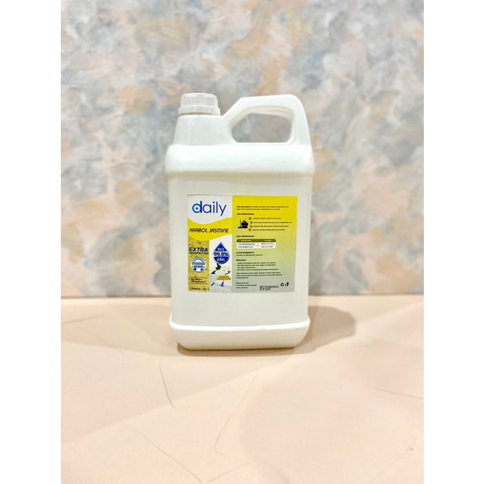 Karbol Jasmine 5 Liter Daily Premium Karbol Anti Nyamuk &amp; Serangga Karbol Rumah Sakit Karbol Lantai Dan Kamar Mandi