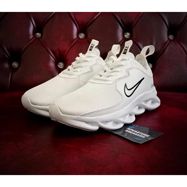 SEPATU SNEAKERS NIKE ZOOM SUPREME AIRMAX PRIA WANITA FUL WHITE