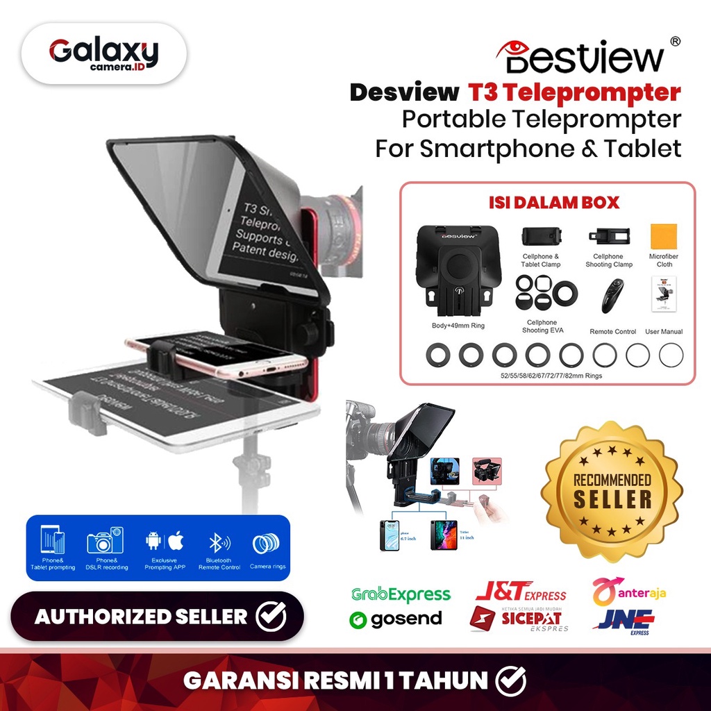 Desview T3 Broadcast Teleprompter Shopee Indonesia