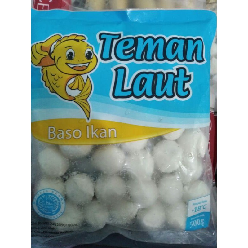 

teman laut, baso ikan, netto 500g