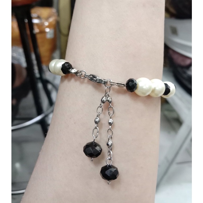 gelang Cristal murano asli//titanium//gelang wanita