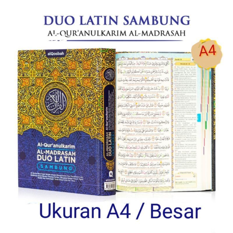Al-Quran Al Madrasah Sambung Duo Latin A 4