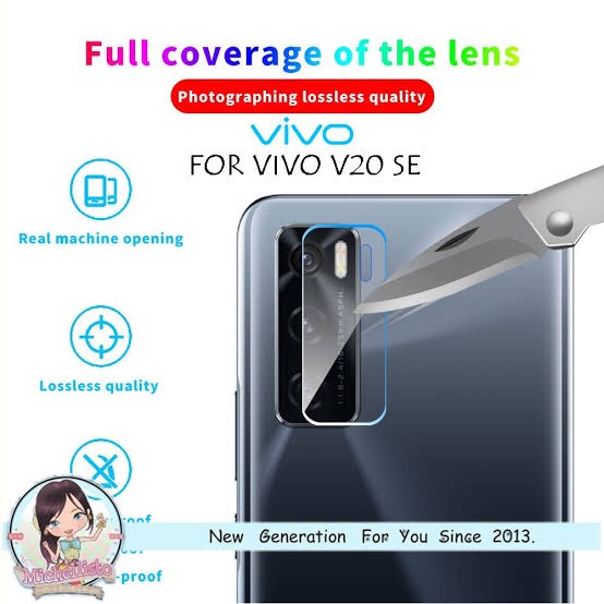 Tempered Lens CAMERA VIVO Y16 S1 S1PRO Z1-PRO Y22 Y21 Y21s Y21T Y21A Y75 Y76 Y02 Y02T Y15s Y01 Y33T Y33 Y20T Y53S Y33s Tempred Lensa Bening Clear Glossy/Temperd Glass Kamera/Pelindung Layar-Antigores A-Scratch Protecth Len/Anti Gores 1 Set KACA 4G 5G S T