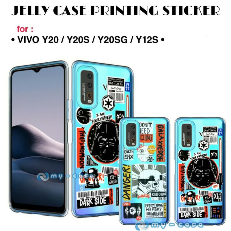 Case Vivo Y20 Y20S Y20SG Y12S Jelly Case Printing Star Wars