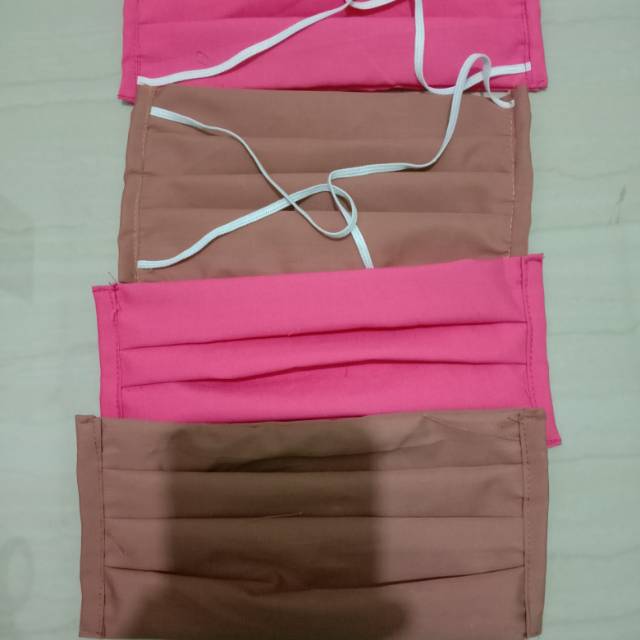 Masker kain 2 lapis (1pack isi 10)