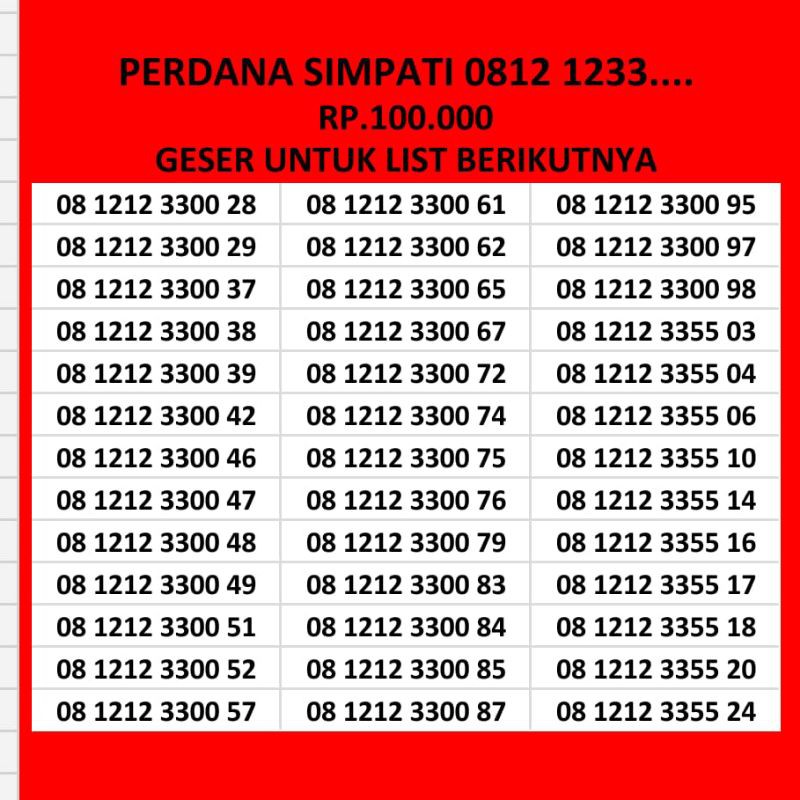 kartu perdana Telkomsel 4G jaringan nasional simpati / As / Loop