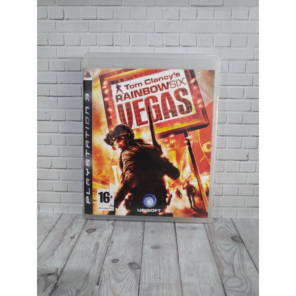 BD CD KASET ORIGINAL PS3 TOM CLANCYS RAINBOW SIX VEGAS Usa Bahasa Inggris Lengkap manual book