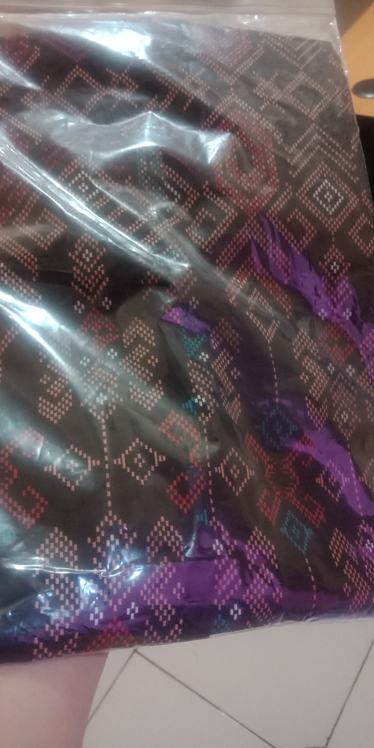 Credomenstore Kemeja Batik Songket Hitam / Kemeja Batik Pria Lengan Panjang / Baju Batik Cowok