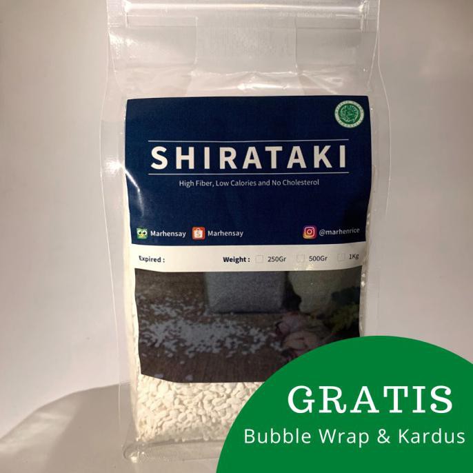 

BERAS- BERAS SHIRATAKI KONNYAKU RICE KERING 1KG -UNGGULAN.