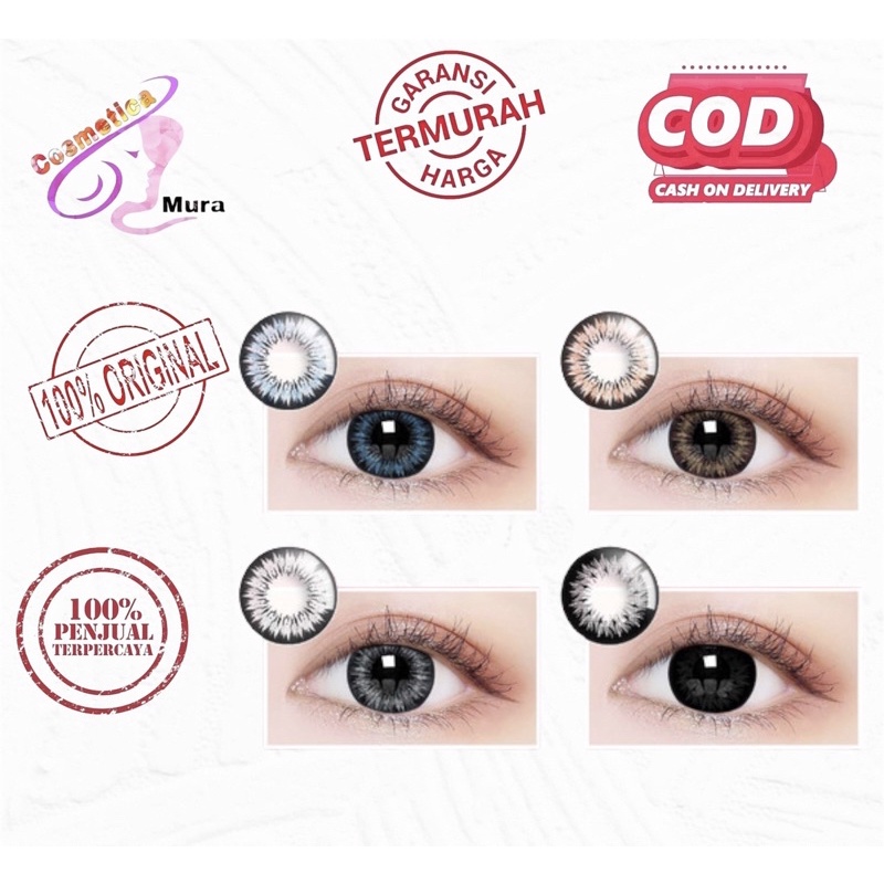 *lensa mata* [ free soft case ] innocent softlens - lensa mata innoncent dm 16 mm