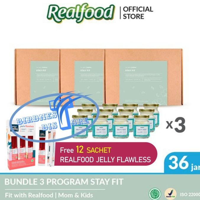 Realfood Bundle Stay Fit Free Realfood Jelly 12 Sachet