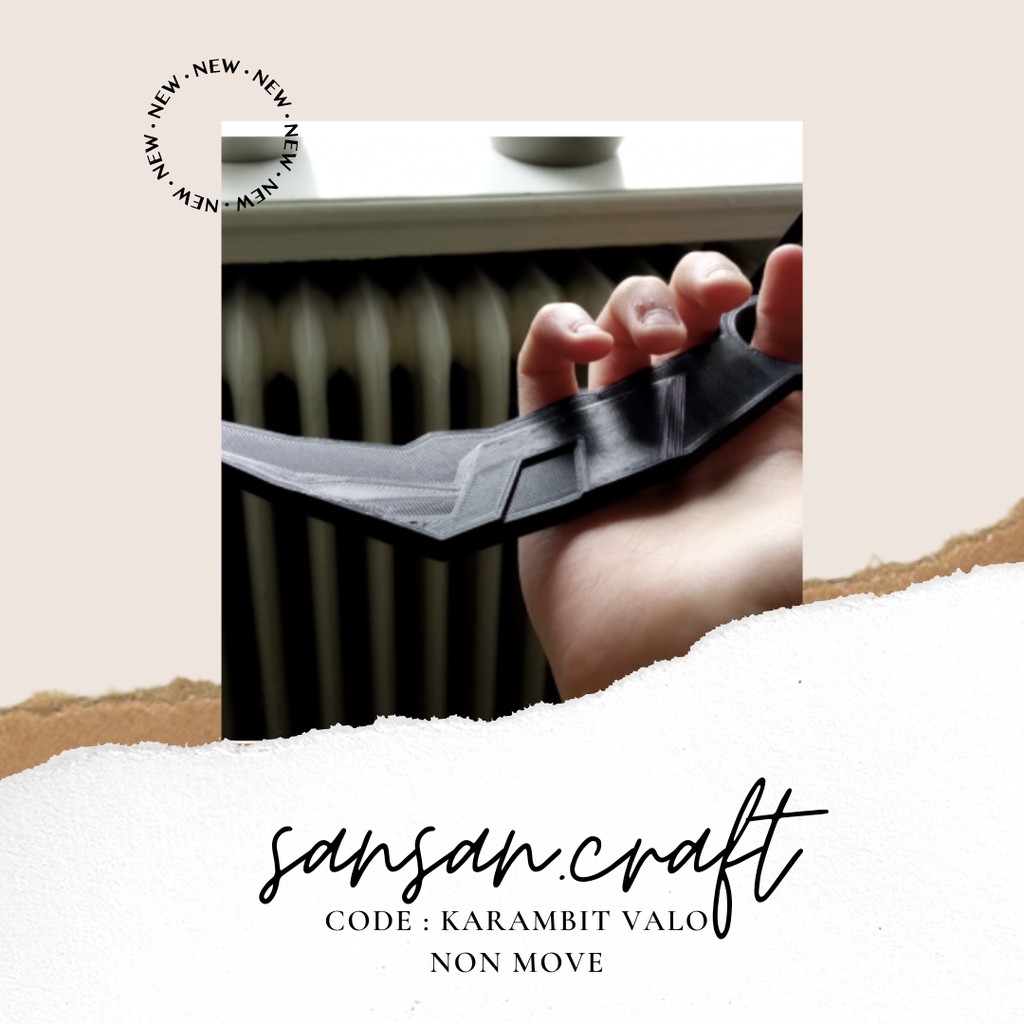 Valorant Karambit Non Move 3D Print