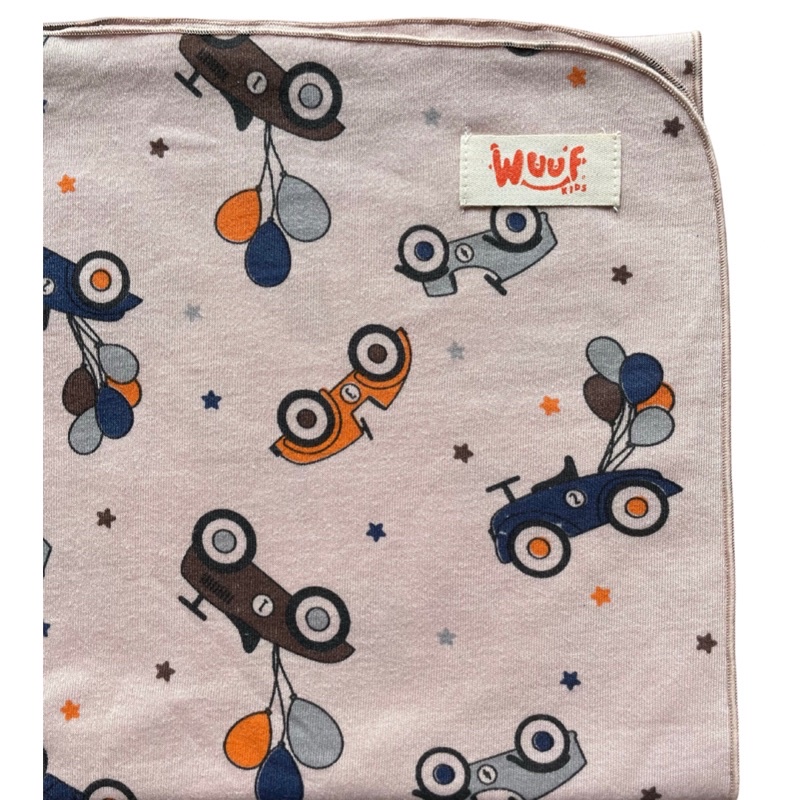 BEDONG BAYI/ SWADDLE BROWN BALLOON CAR (WUUF KIDS)