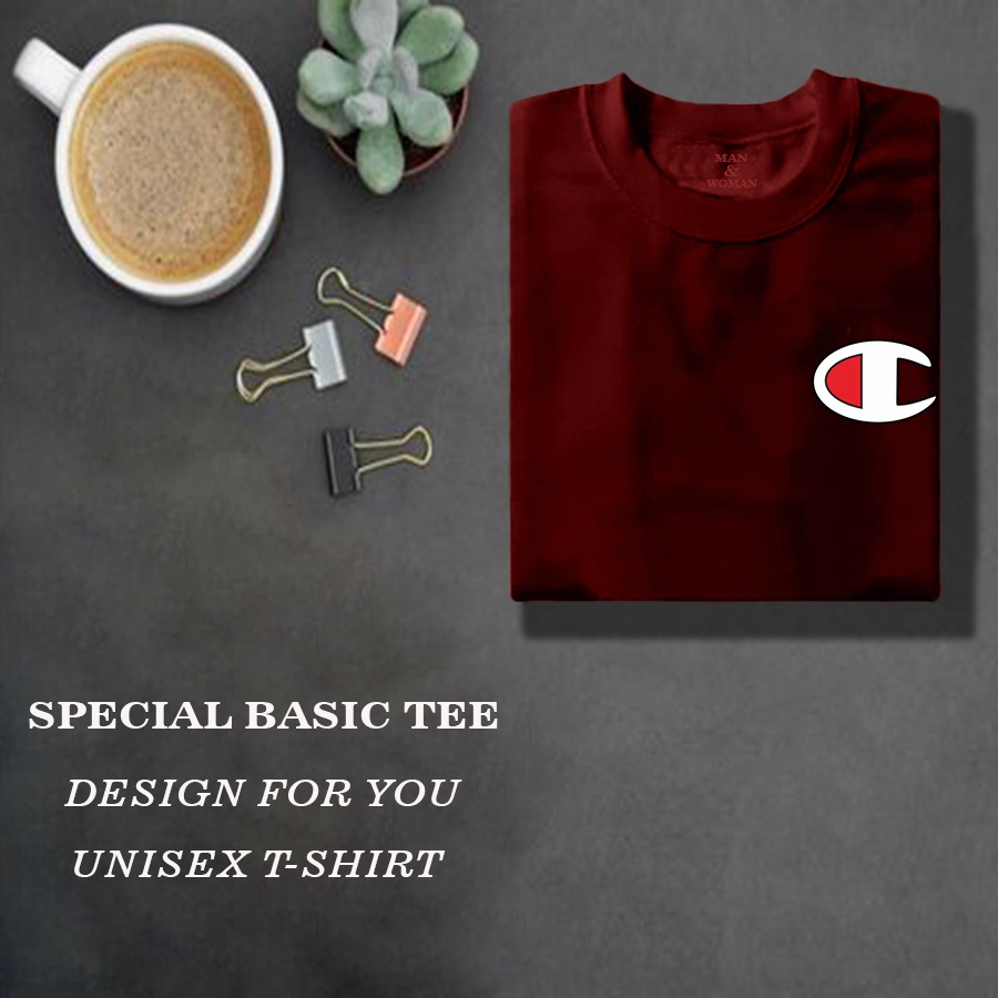 AS / kaos distro motif LOGO CHA/ baju pria / kaos pria / baju wanita / kaos wanita / pakaian murah / pakaian pria / atasan