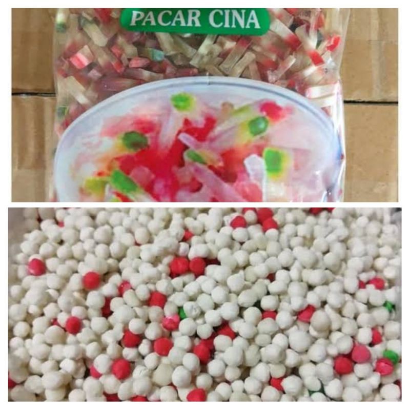

Pacar Cina, Biji Sagu Mutiara