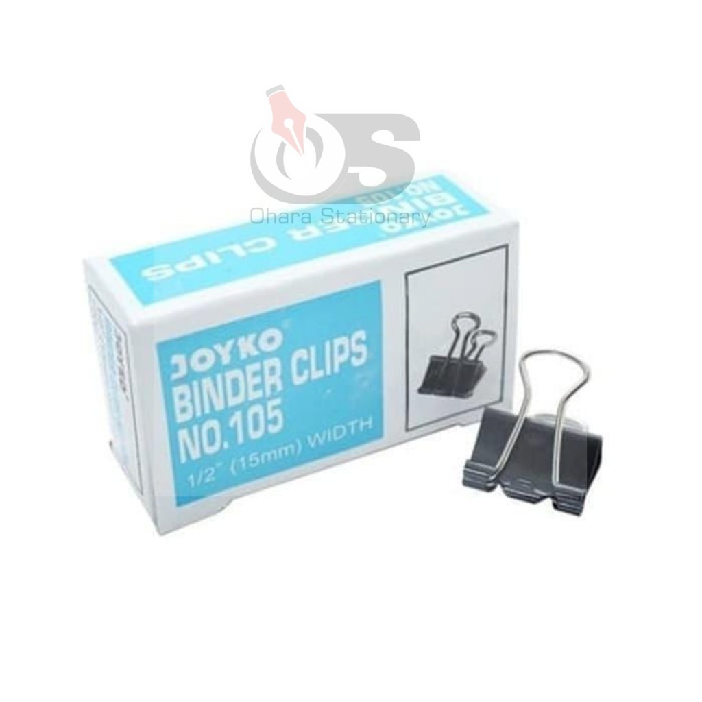

JOYKO Binder Clip / Klip / penjepit Kertas No 105 Joyko / 1 pack / 12 pcs