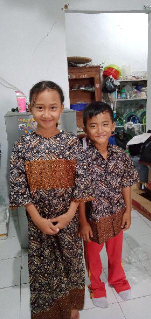 Bebas Pilih Baju Couple Batik Couple Keluarga Sania Ruffle Ori Ndoro Jowi Dnt Mataram