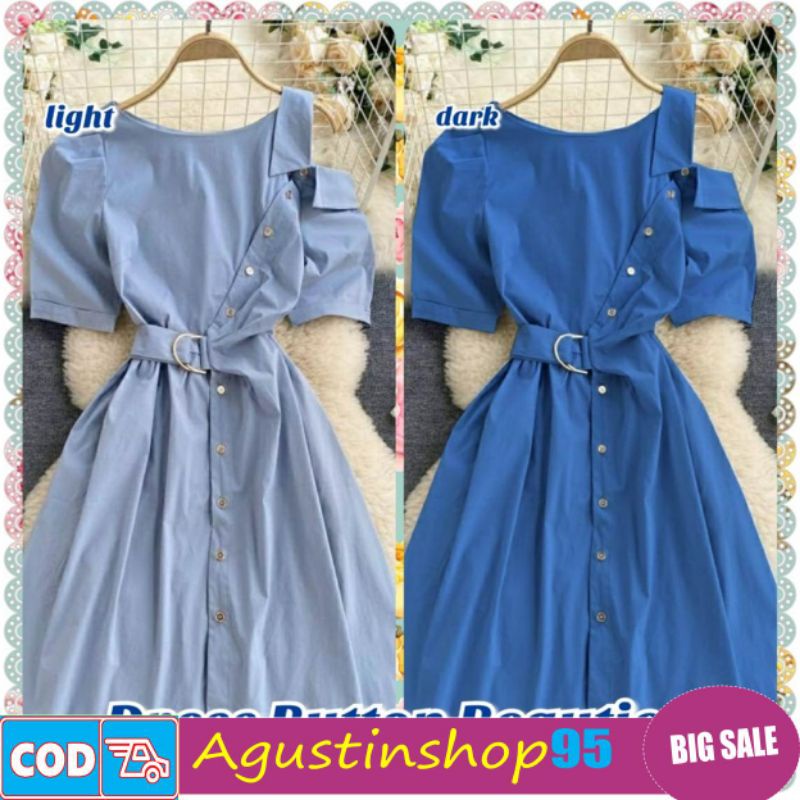 Baju Dress Wanita Remaja Trendy Kekinian Terbaru 2021 Gaun Midi Dress Beauties Pesta Casual Style Al