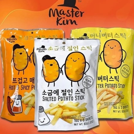 [HALAL] Master Kim Potato Stick Malaysia 80gr / Stik Kentang Goreng Gurih