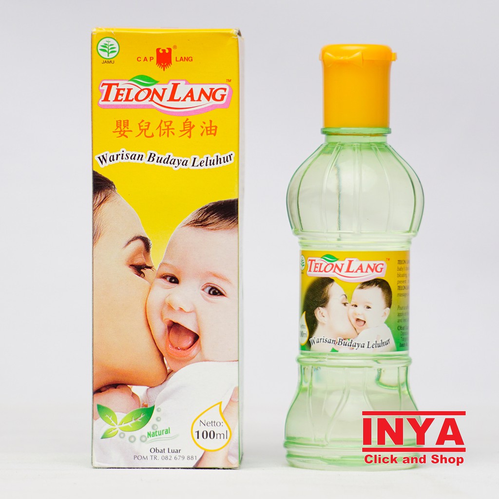 TELON LANG CAP LANG 100ml - Minyak Telon