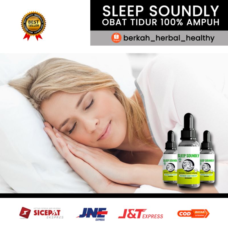 Sleep soundly obat tidur lelap cair 100% original ampuh