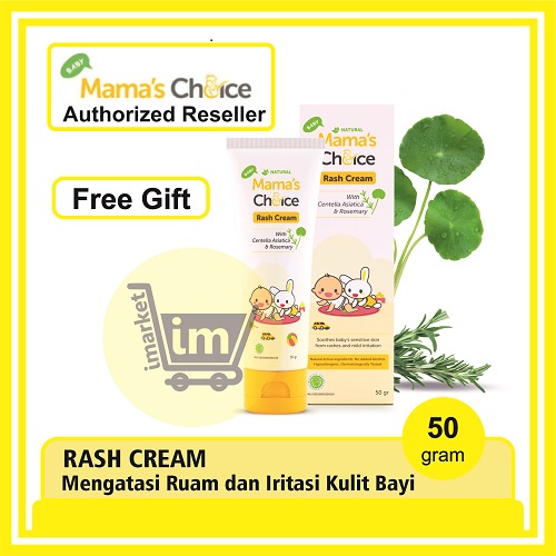 RASH CREAM / BABY CREAM RUAM POPOK / MAMA'S CHOICE BABY RASH CREAM 50 gr