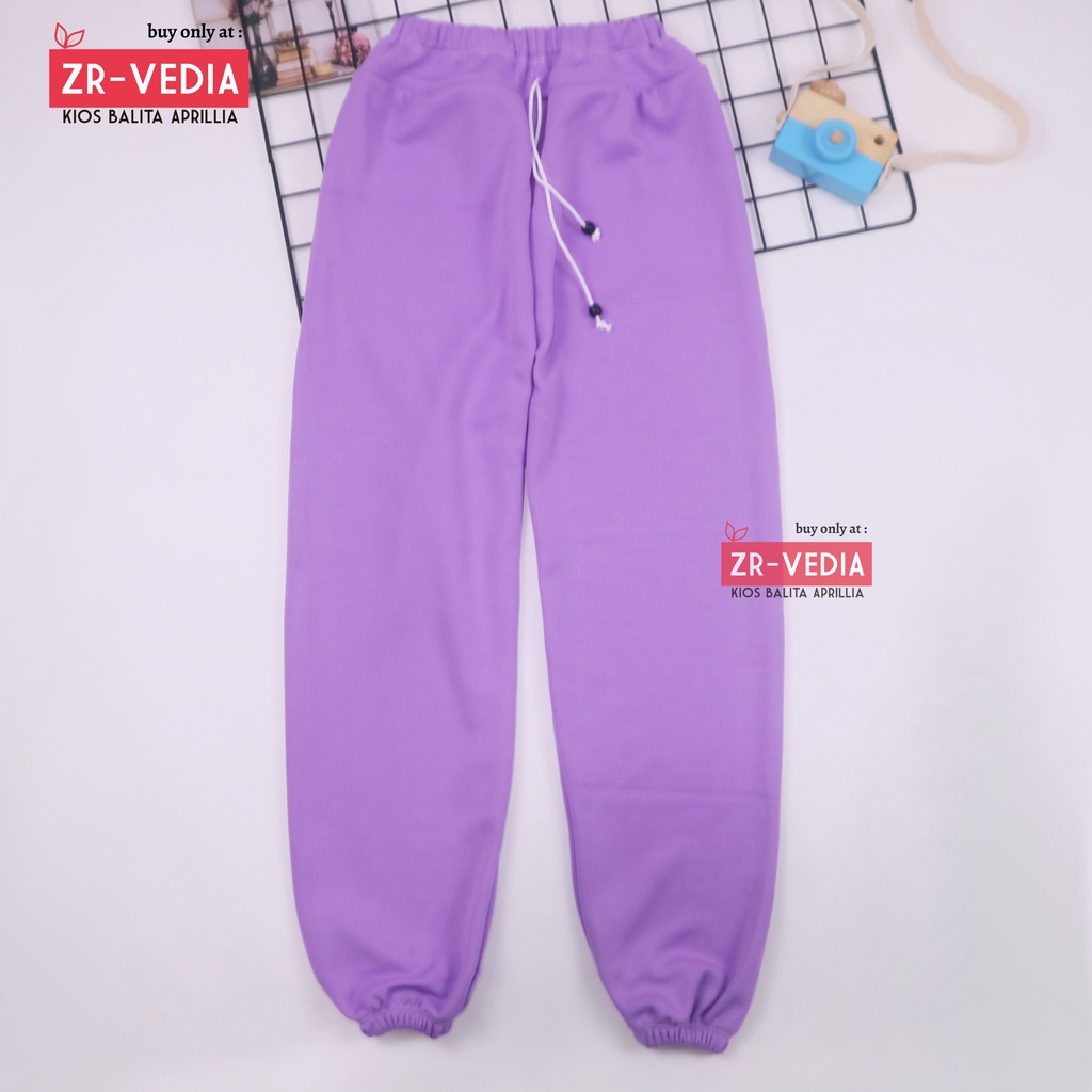 Jogger Molly Uk 10-12 Tahun / Pants Celana Panjang Polos Anak Perempuan Laki Laki Murah Grosir Impor