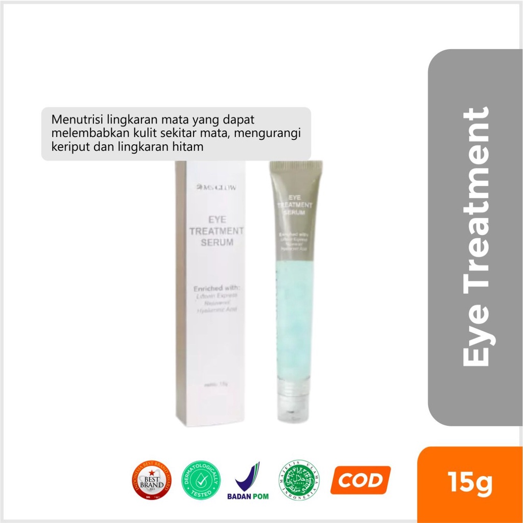 MS Glow original eye treatment serum untuk mata panda