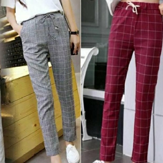  celana kotakzara  bahan grasela zara  onesize pjg 90 cm lp 