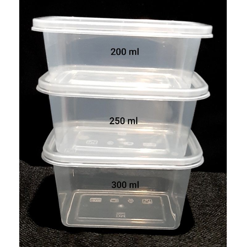 Jual Thinwall Panjang Food Container Kotak Makan Plastik 250 Ml Shopee Indonesia 1891