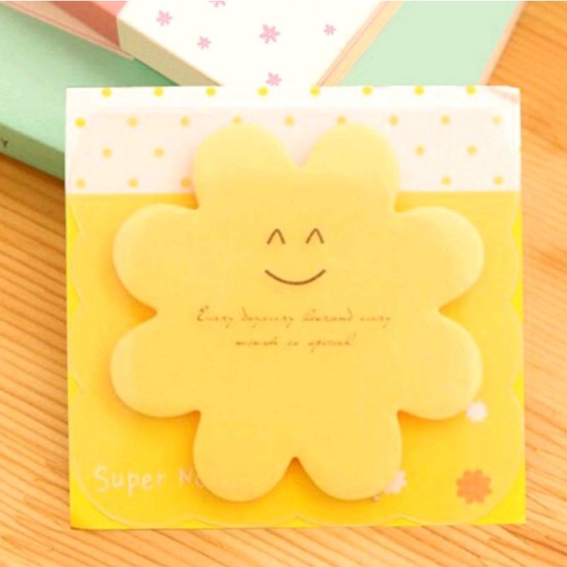 Sticky Notes Memo Model Star Clover Heart Flower