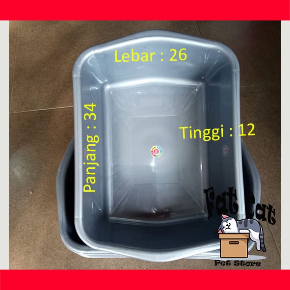 BAK PASIR KUCING / HAMSTER / LITTER BOX / Besar / Kecil / Murah