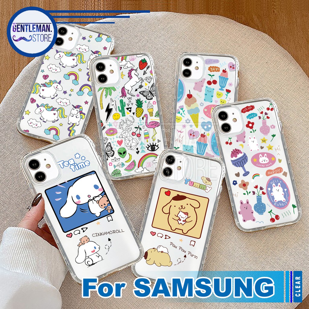 CASE CLEAR FUZE SAMSUNG A02S A10S A11 A12 A20 A20S A21S A22 4G A30 M11 M12 M22