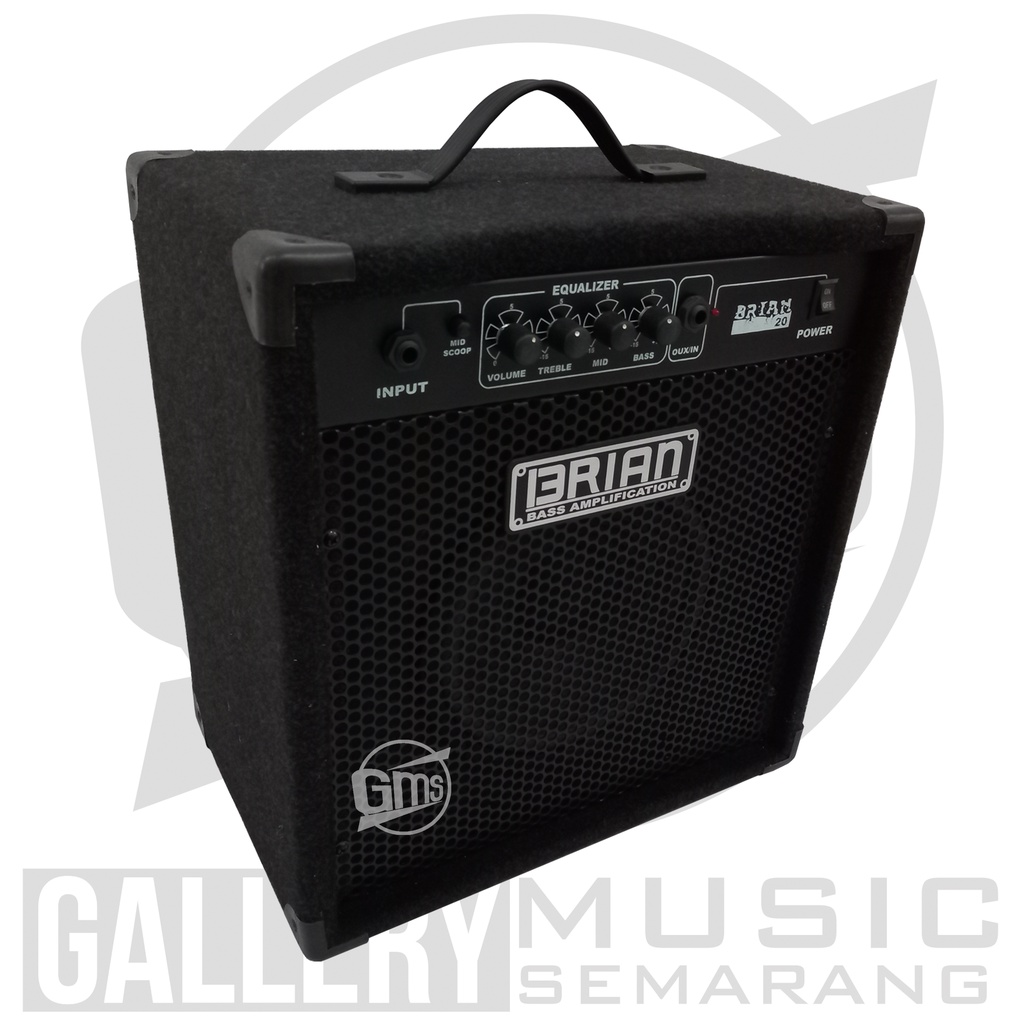 Ampli Bass Amply Gitar dan Bass Amplifier Brian 8&quot; inch