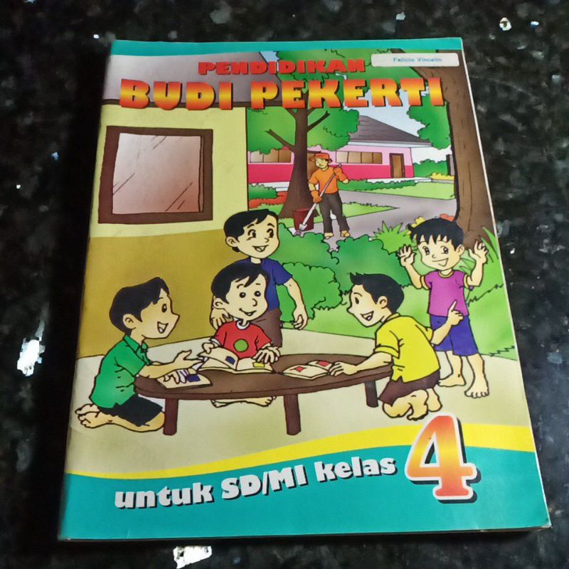 Buku Pendidikan Budi Pekerti kelas 4 IV Sd, PT Griya Widya Pustaka.