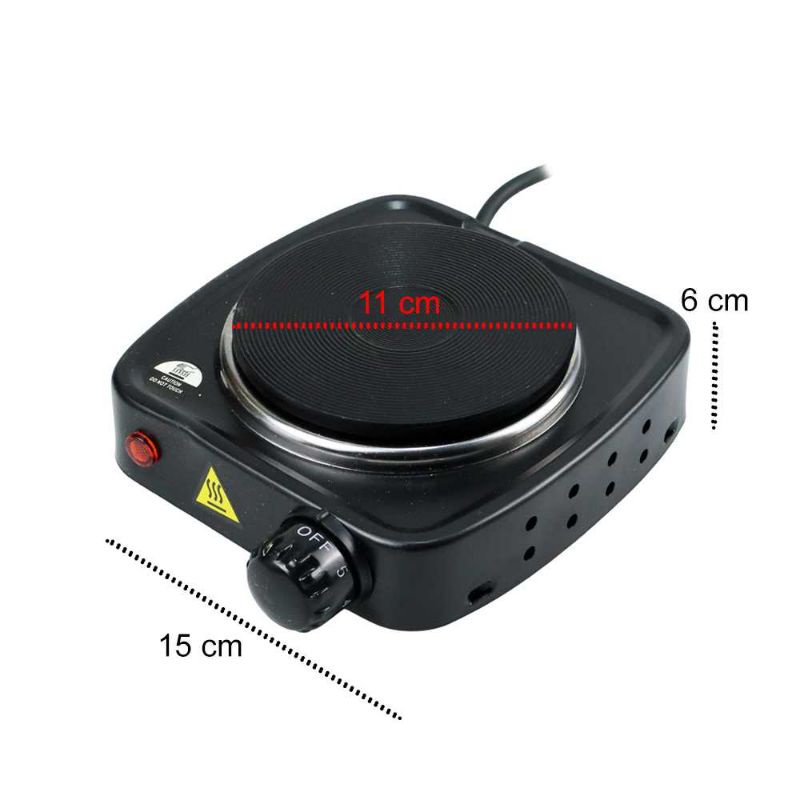 Kompor Listrik Mini Portable Kompor Elektrik Induksi Hot Plate Cooking 500W Taffware OMHZWAWH